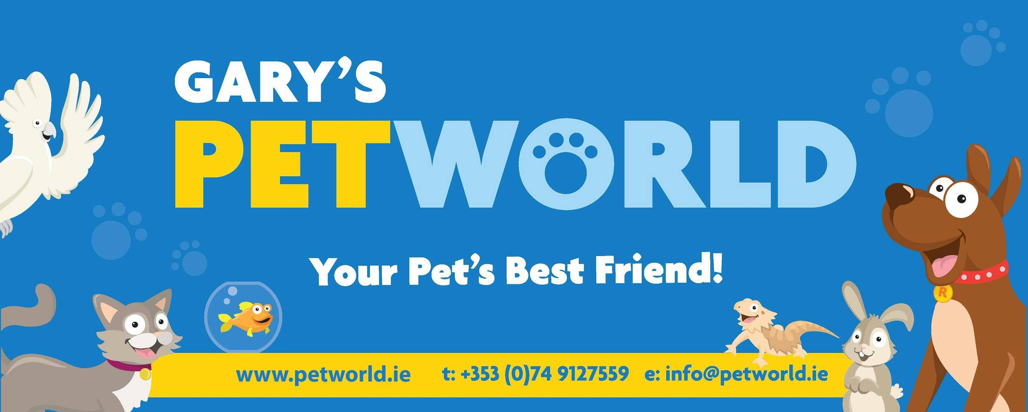 Gary's Pet World Banner