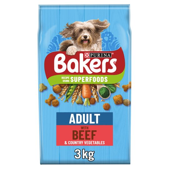 Bakers Beef and Vegetable Dog Food 3kg - PetWorld