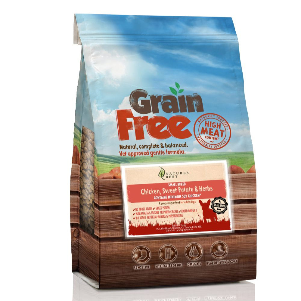 Natures Best Grain Free Chicken Sweet Potato Small Breed Dog Food