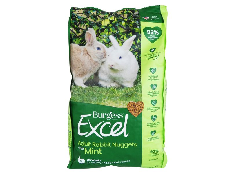 Burgess Excel Rabbit Food (Adult 1.5kg) - PetWorld