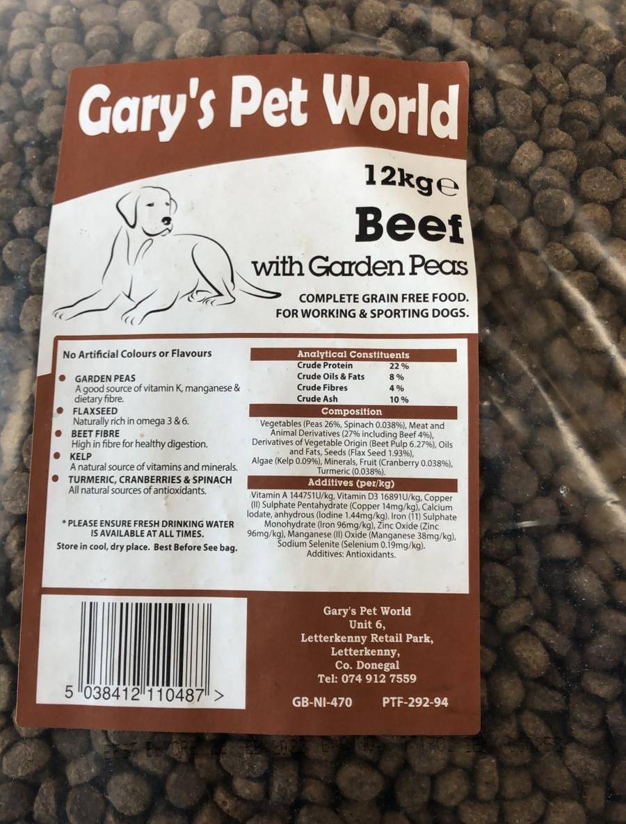 grain free beef dog food