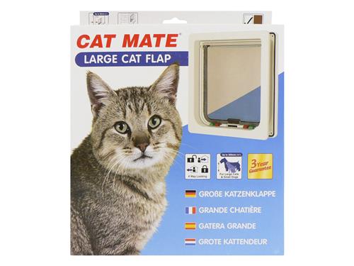 Petmate Large Cat Flap - White - PetWorld
