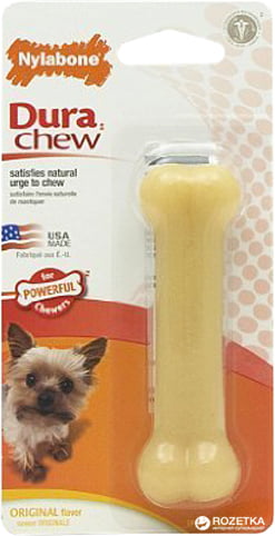 Nylabone Dura Chew Original Flavored Dog Bone Small - PetWorld