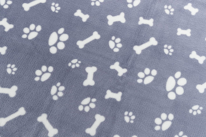 Kenny Plush Dog Blanket (Blue) - PetWorld