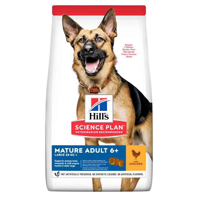 Hills Science Plan Large Breed Mature Adult 6+ Dog Food with Chicken