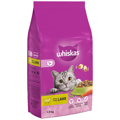 Whiskas Cat food lamb 1.9kg - PetWorld