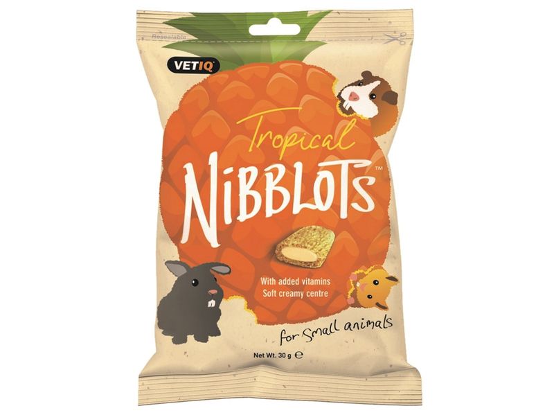 nibblots tropical small pet treats