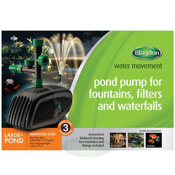 Midipond 5500 Fountain Pump - PetWorld