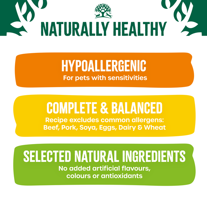James Wellbeloved Kitten naturally healthy: hypoallergenic, complete and balanced, selected natural ingredients