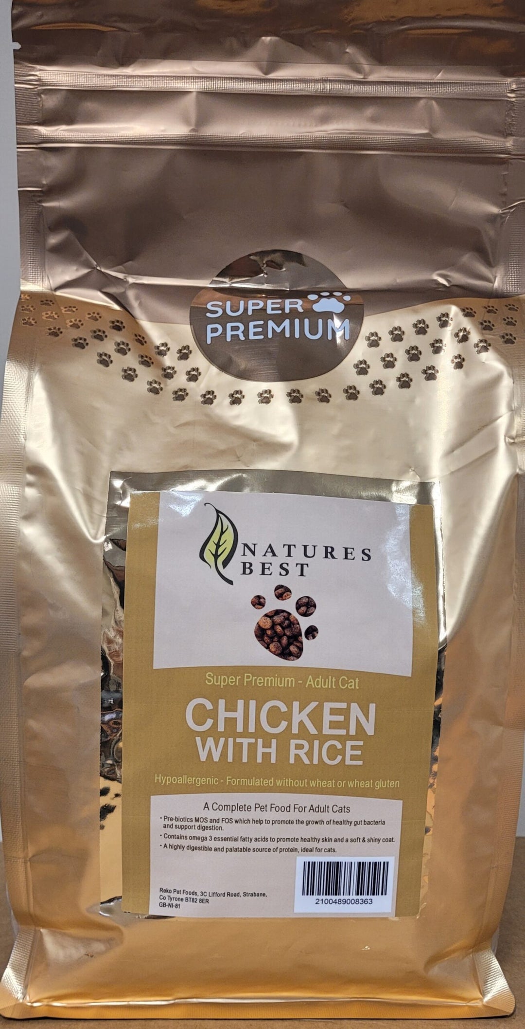 Chicken Cat Food by Natures Best - Wheat Free Cat Food