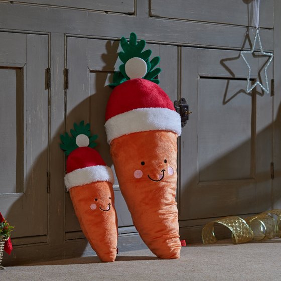 Santa Carrot Dog Toy