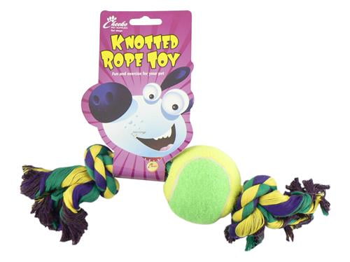 30cm rope and ball dog toy