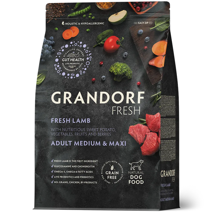 Grandorf Grain Free Lamb For Medium and Large Breeds