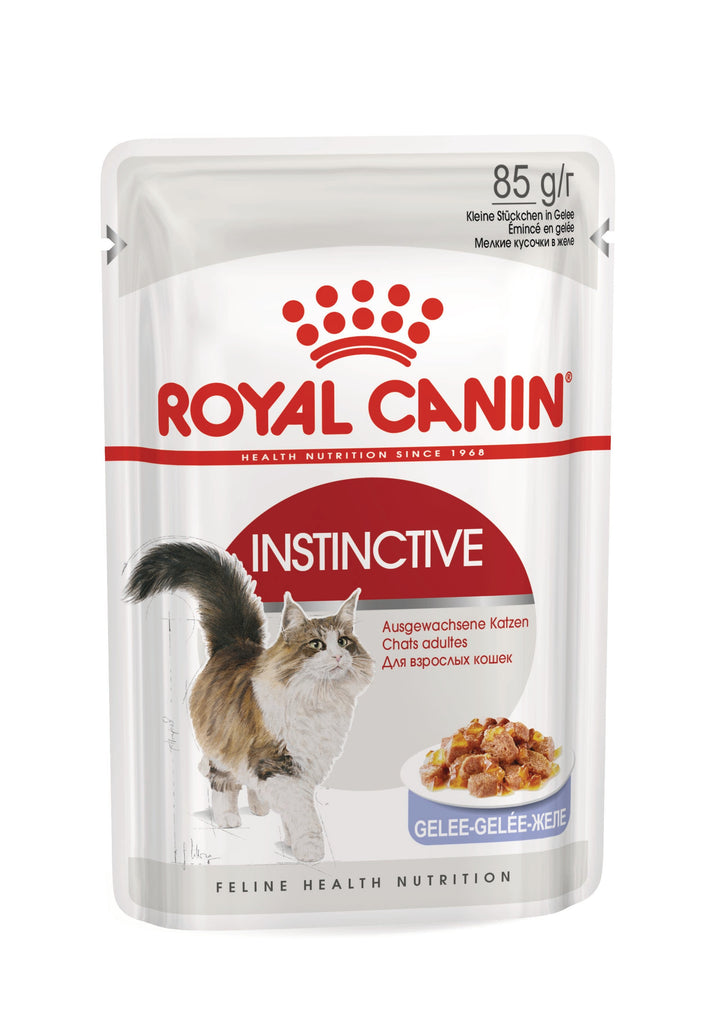 Royal Canin Instinctive in Jelly 85g pouch, front of pack