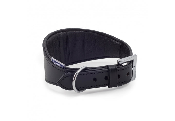 Ancol Heritage Padded Hound Collar Black