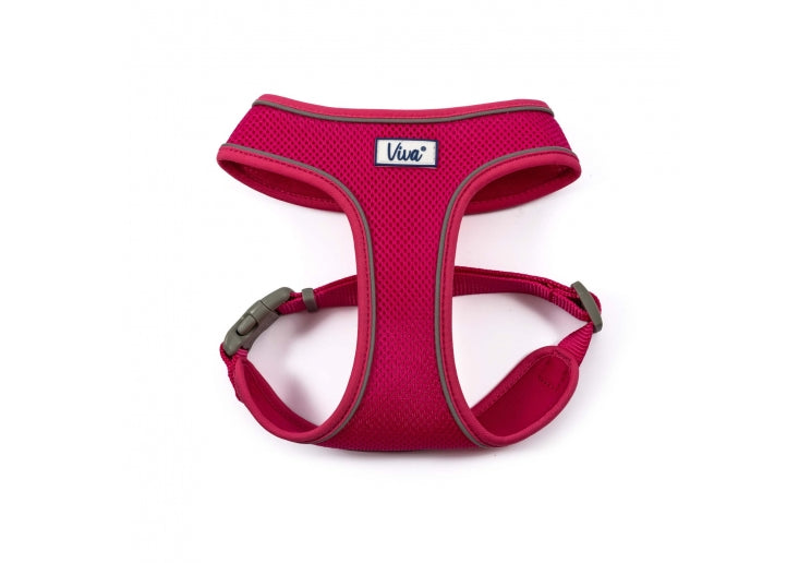 Ancol Viva Comfort Dog Harness in pink, front view