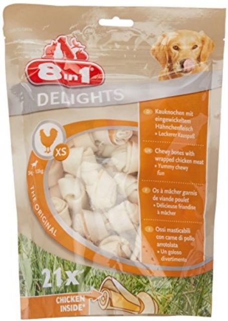 8in1 Delights Value Bag XS Rawhide Dog Treats
