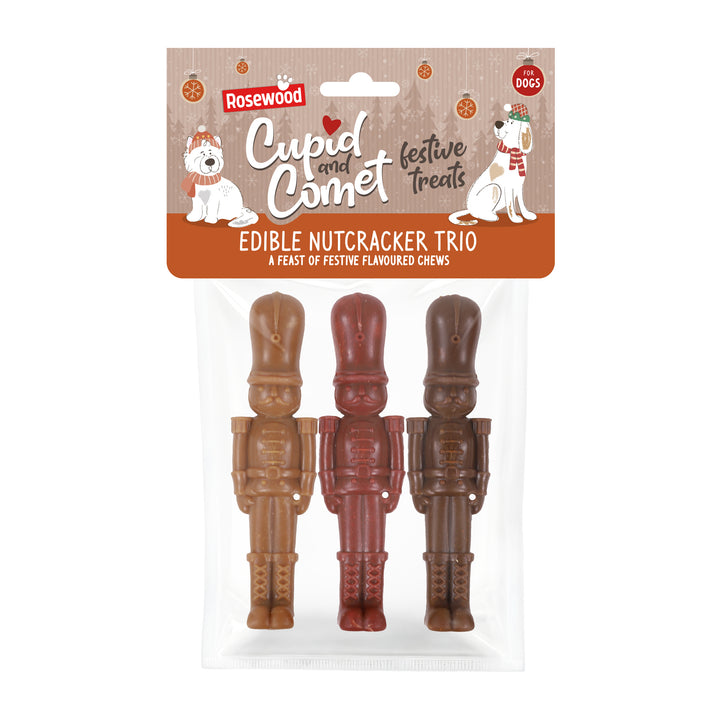 Cupid and Comet Nutcracker Trio 135g