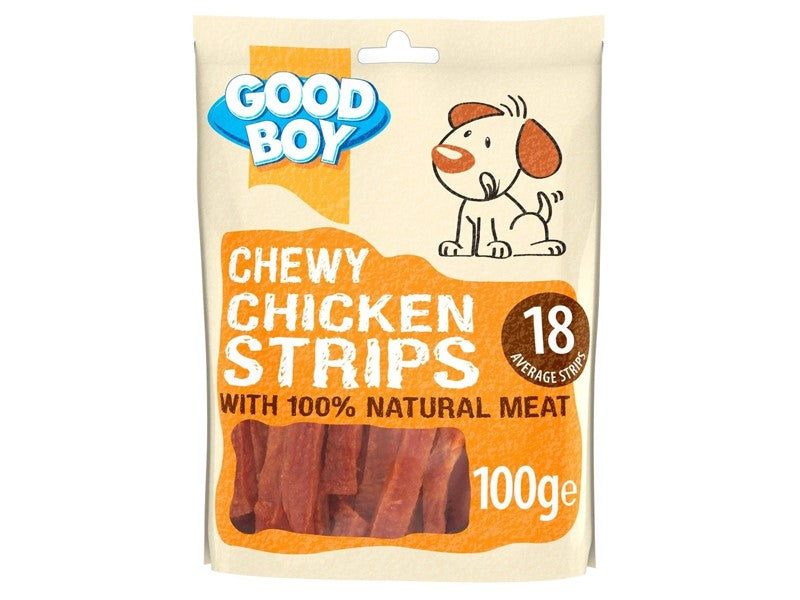 Good Boy Chewy Chicken Strips 100g