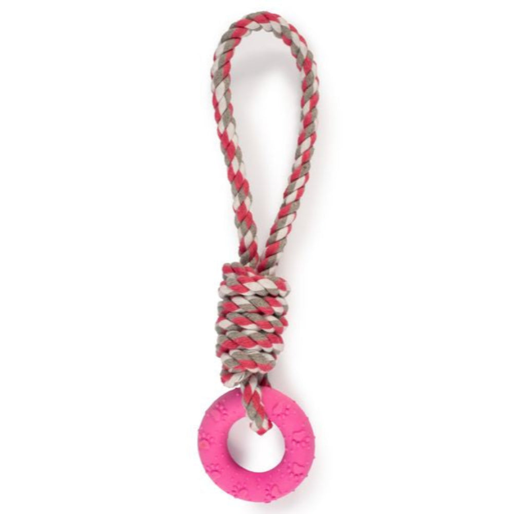 Ancol Small Bite Rope + Ring Toy 31cm
