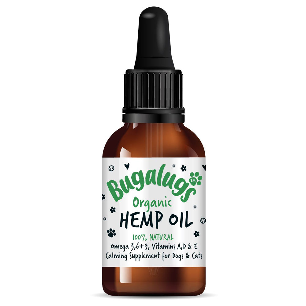 Bugalugs Organic Hemp Oil Supplement for Dogs & Cats 50ml