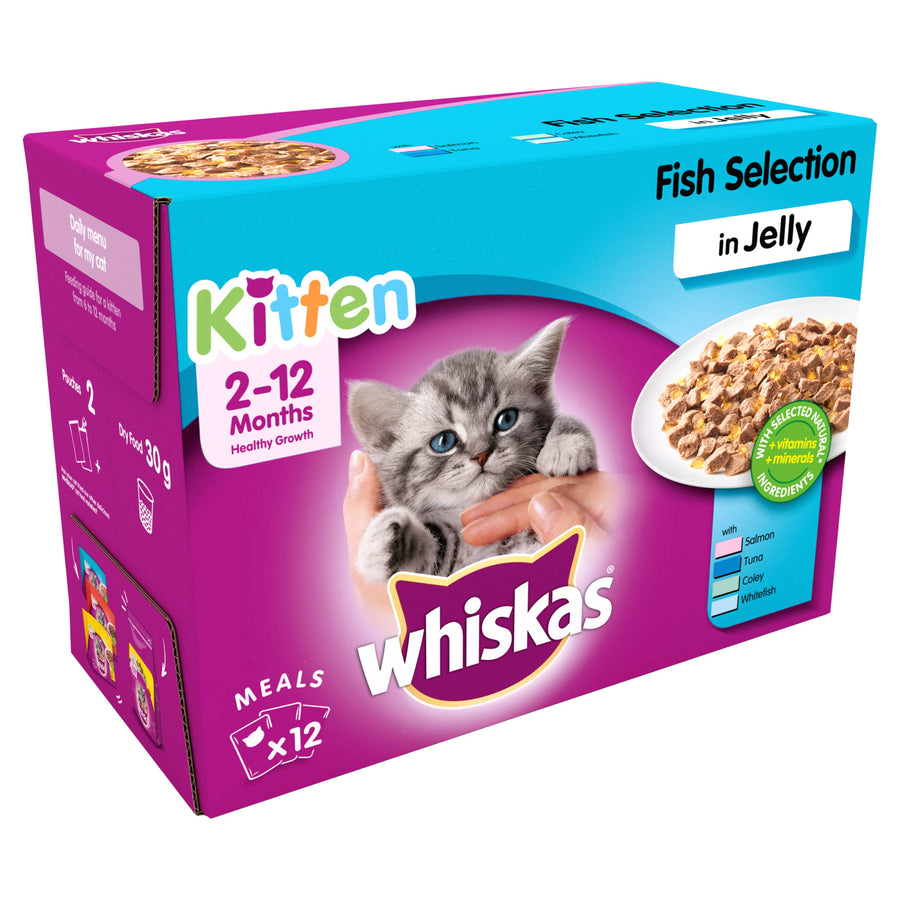 Whiskas Kitten Cat Food FIsh Selection