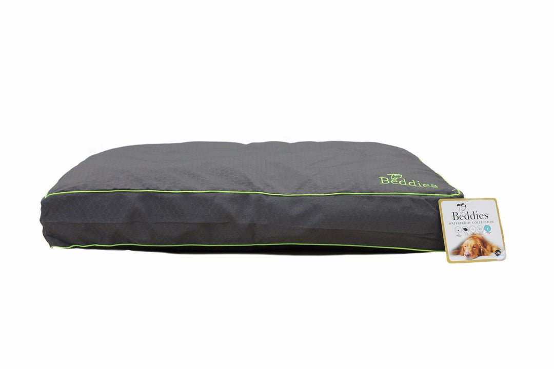Beddies Waterproof Dog Mattress Charcoal/Lime