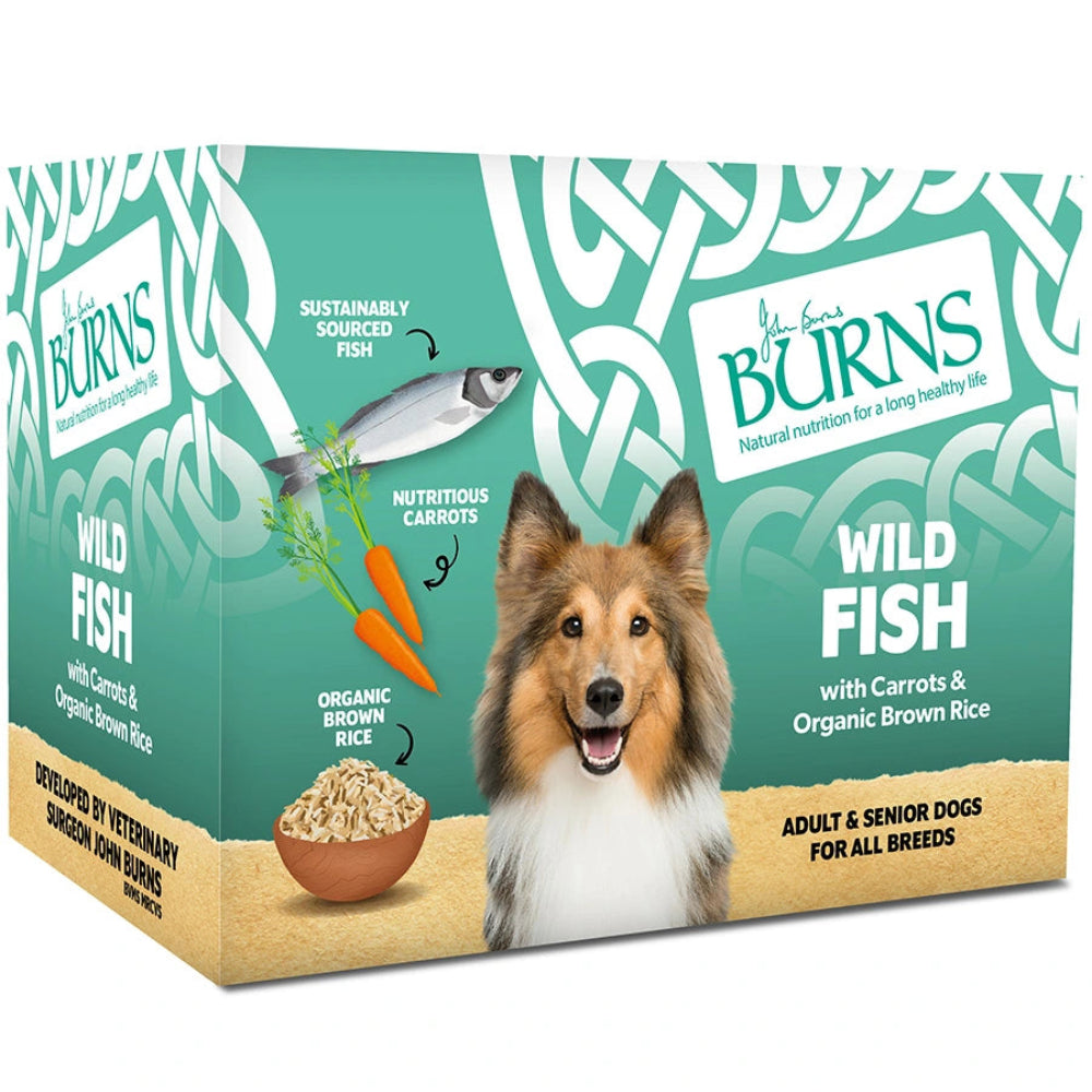 Burns Fish Veg & Brown Rice 6 Pack 395g