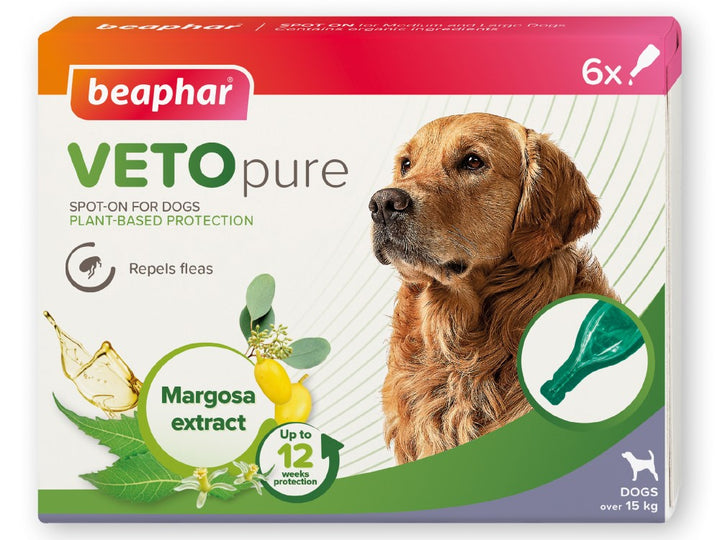 Beaphar Vetopure Natural Spot On For Medium/Large Dog