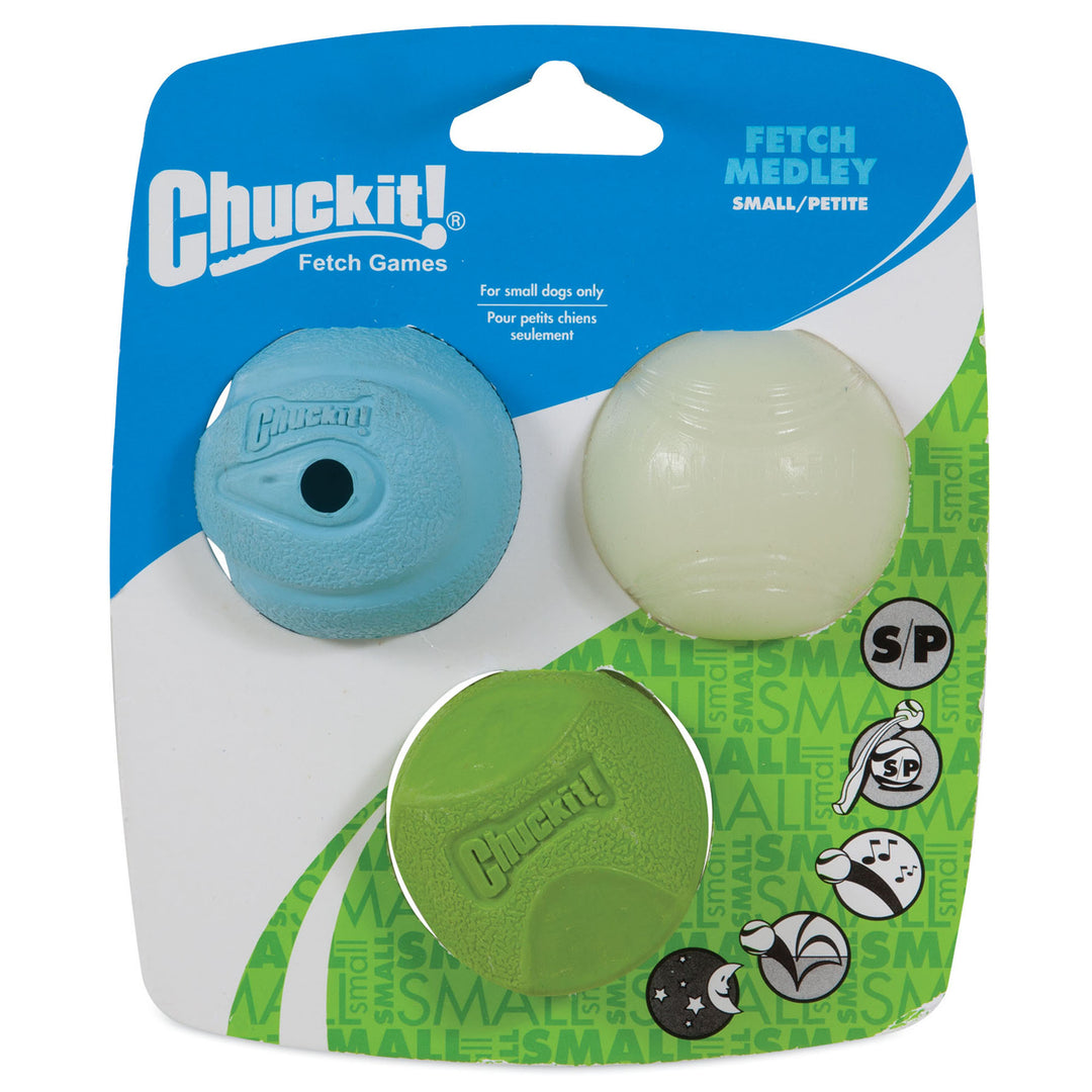 Chuckit! Fetch Medley Glow 3 Pack Dog Toy
