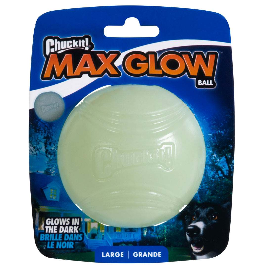 Chuckit! Max Glow Ball Dog Toy – Large