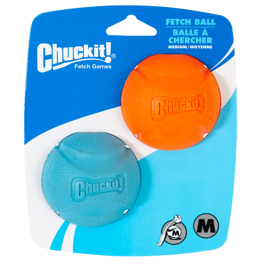 Chuckit! Fetch Ball Dog Toy – Medium 2 Pack