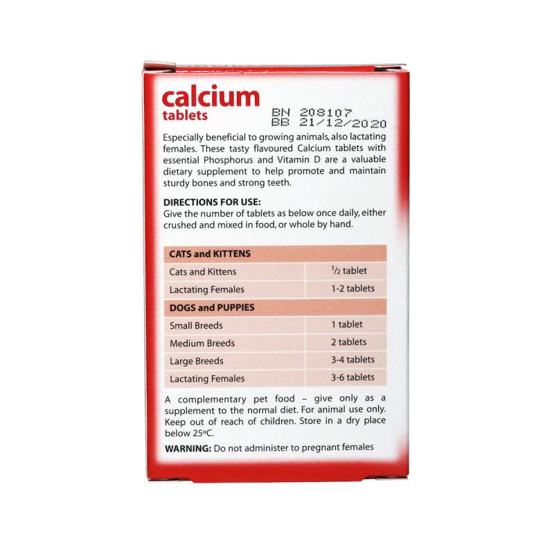 johnsons calcium tablets information