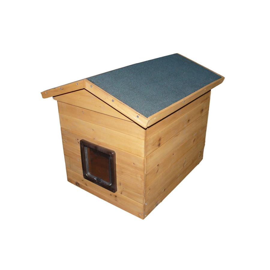 cat kennel with flap
