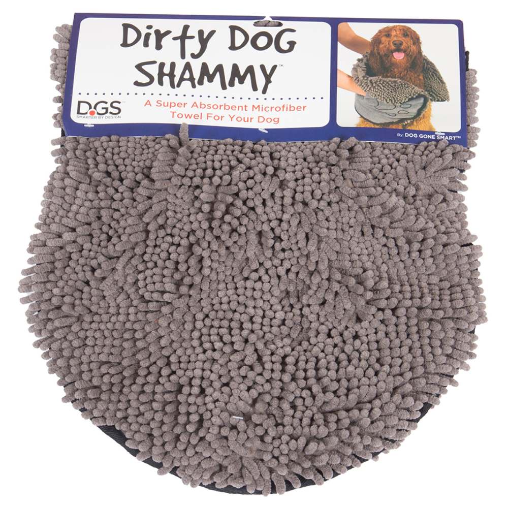 dirty dog shammy towel grey