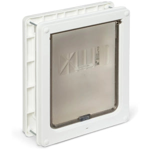 Dog Mate Lockable Medium Dog Door – White