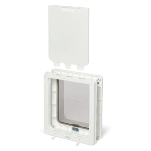 Dog Mate Lockable Medium Dog Door – White