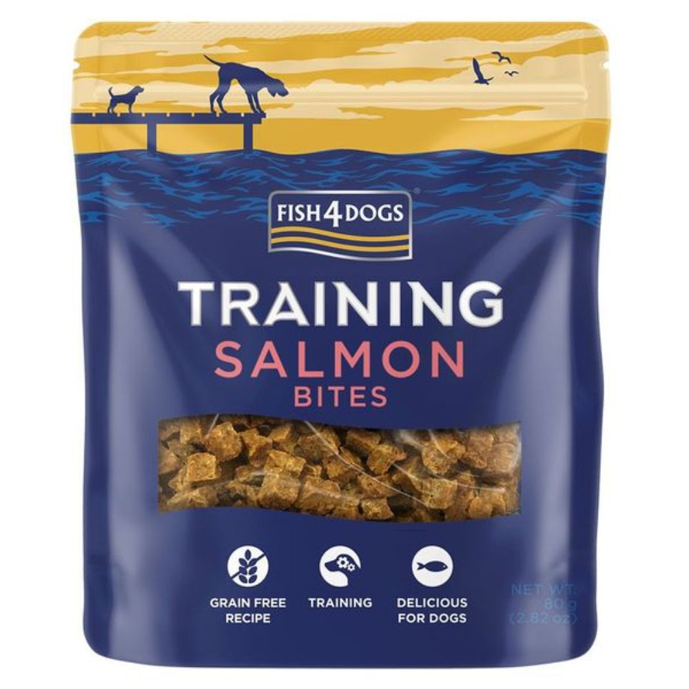 Fish 4 Dogs Adult Salmon Training Bites 80g
