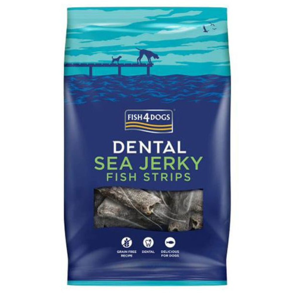 Fish 4 Dogs Dental Sea Jerky Fish Strips 500g
