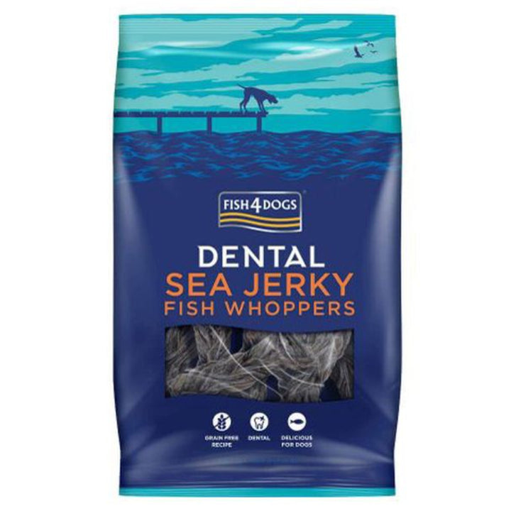 Fish 4 Dogs Dental Sea Jerky Fish Whoppers 500g