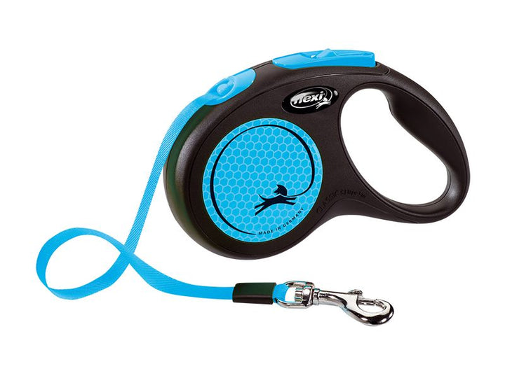 Flexi Neon Retractable 5m Lead Tape Small