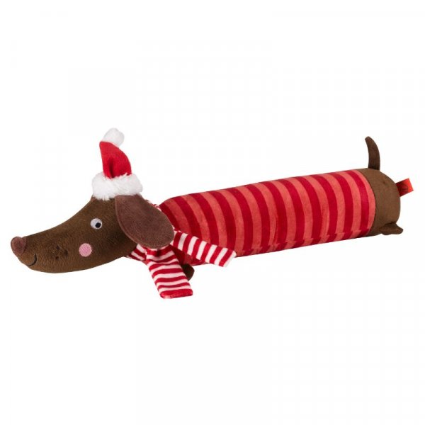 Festive Frankie Sausage Dog Toy - PetWorld