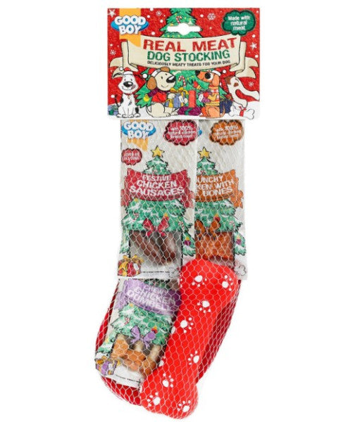 Good Boy Real Meat Christmas Dog Stocking - PetWorld