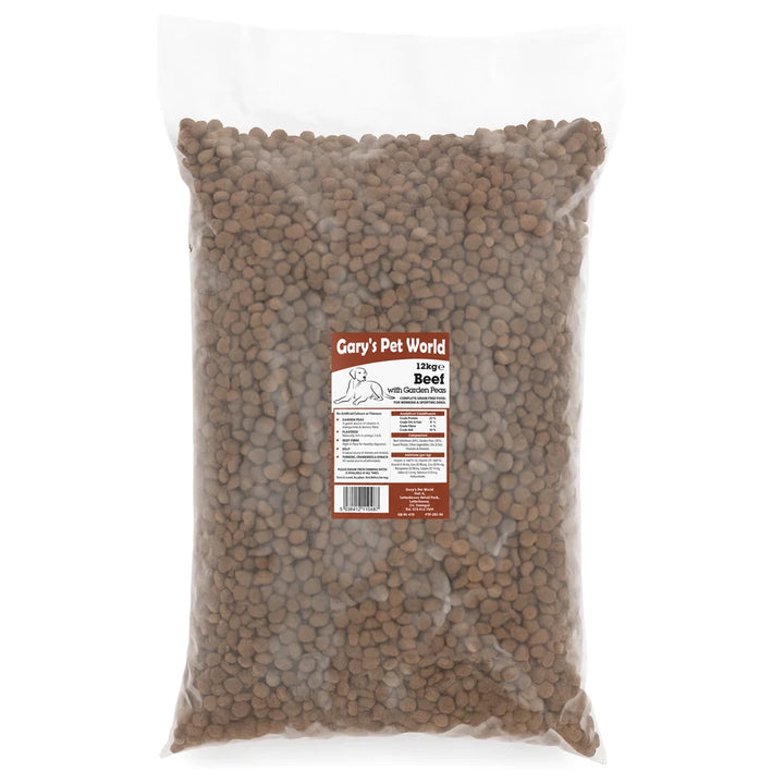 Grain Free Beef Dog Food With Garden Peas 12kg