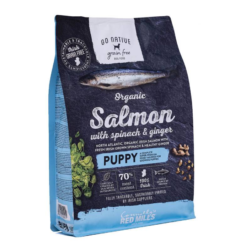 Go Native Puppy with Organic Salmon, Spinach & Ginger