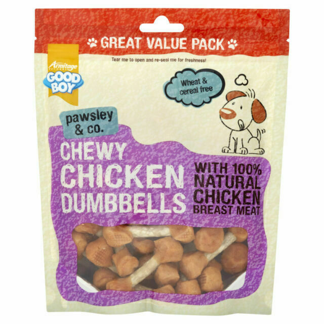 Good Boy chewy chicken dumbells