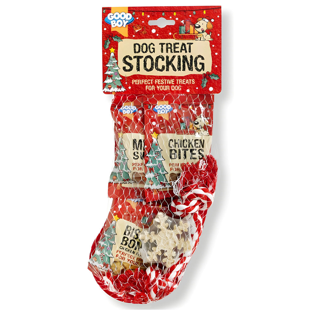 Good Boy Treat Christmas Dog Stocking - Buy 2 for €7 Limited Offer