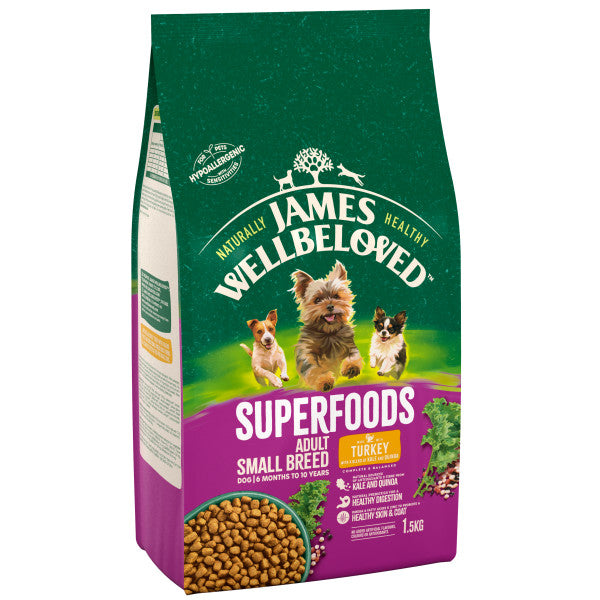 AMES WELL BELOVED SUPER FOODS SMALL BREED TURKEY