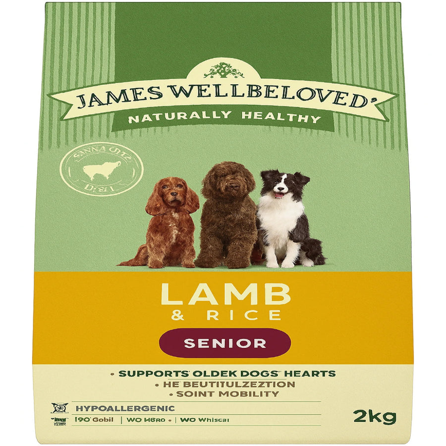 Senior lamb dog food