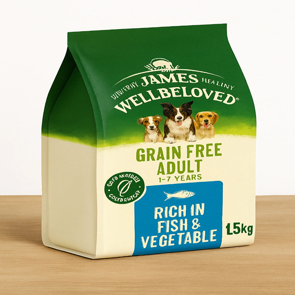 Grain-free fish dog food